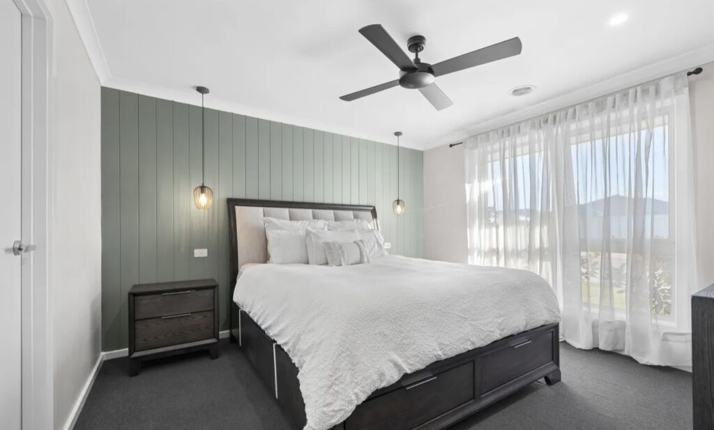 Bedroom Pendants and Fan Installation in Lancefield